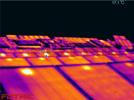 紅外熱像儀應(yīng)用于太陽能板的測試與維護(hù)